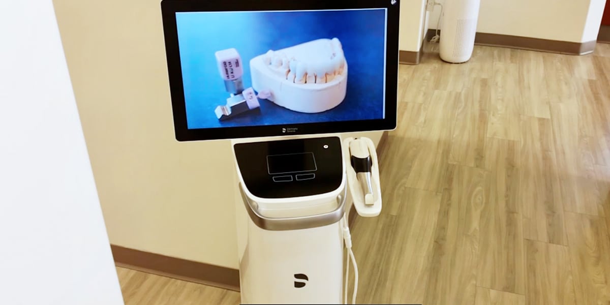 dental equipment in a dental office